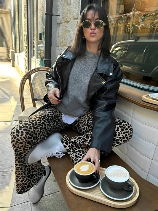 Sophie - Leopard Print Jeans